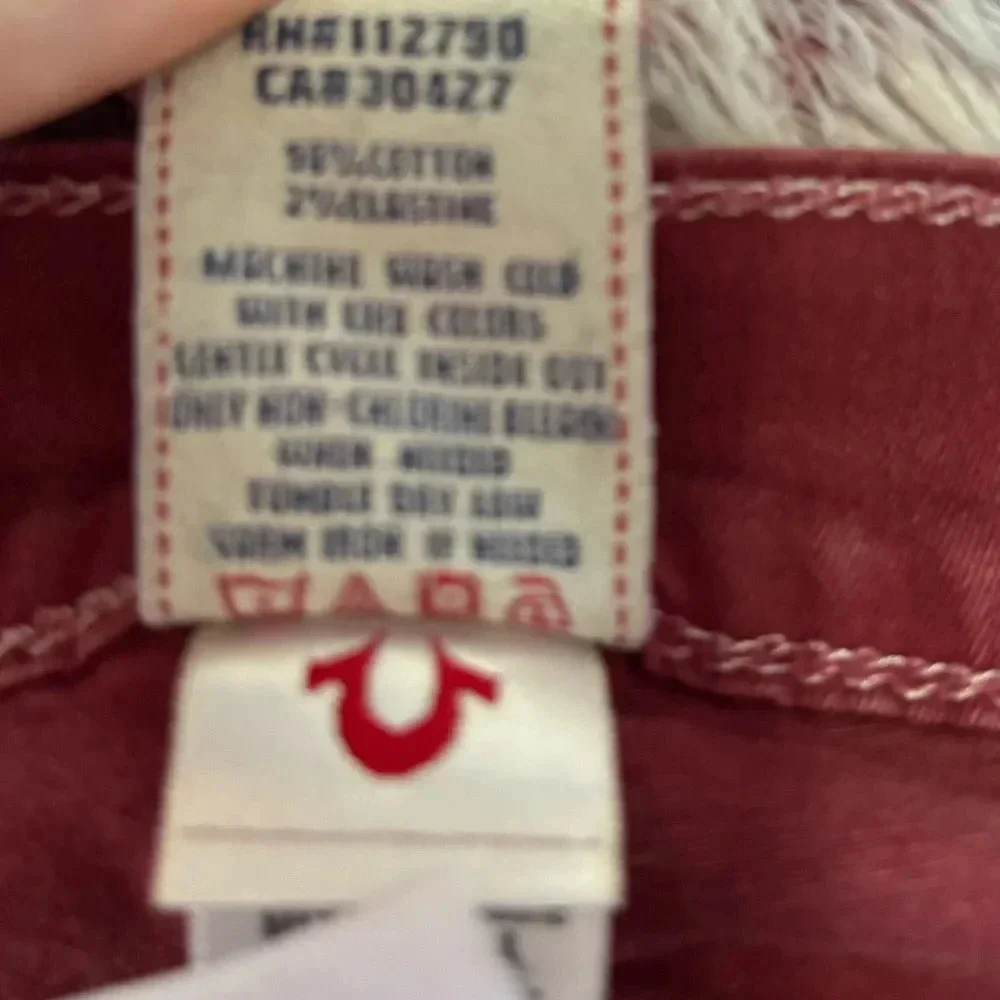True Religion jeans 23/28 red skinny. Great shape